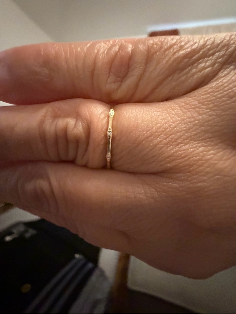 Gorjana 14K Gold Diamond Accent Ring - Picture 4 of 9